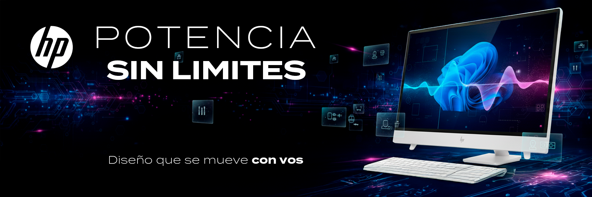 PC All-in-One HP Envy Move 24 con pantalla QHD de 23.8" en color blanco nácar. Diseño elegante y portátil con batería integrada, ideal para trabajar o estudiar en cualquier ambiente del hogar. Incluye teclado y panel táctil Bluetooth para máxima movilidad.